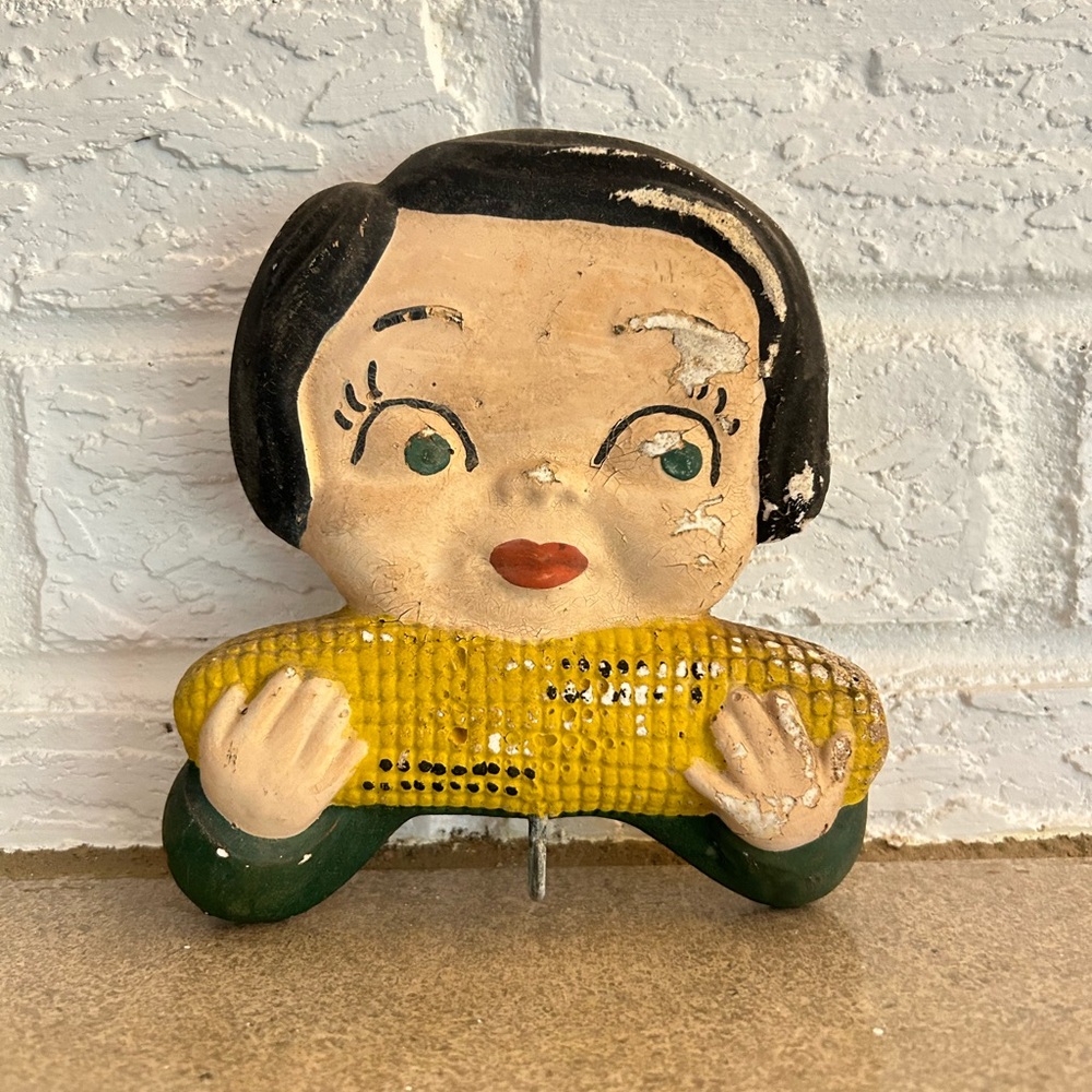 Rare Campbells soup girl potholder wall hanger